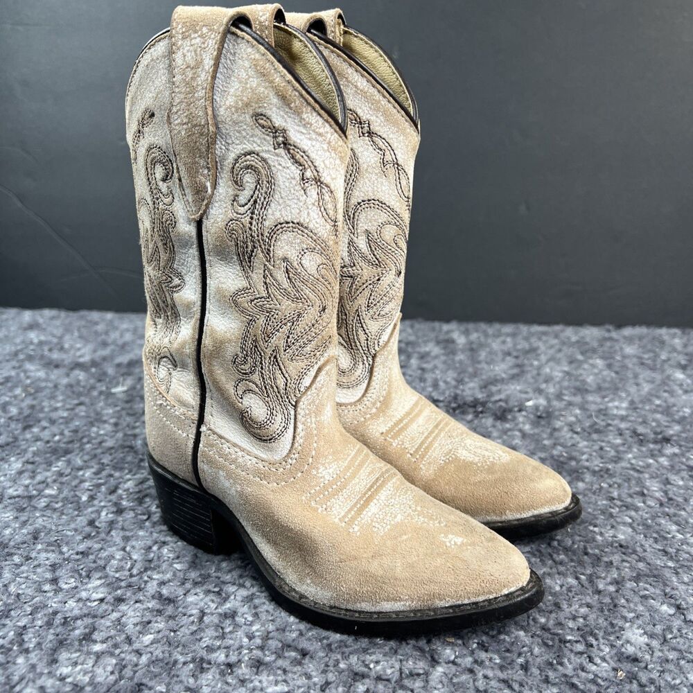 SMOKY MOUNTAIN LITTLE GIRLS' CAROLINA WESTERN BOOTS - ROUND TOE 9.5R